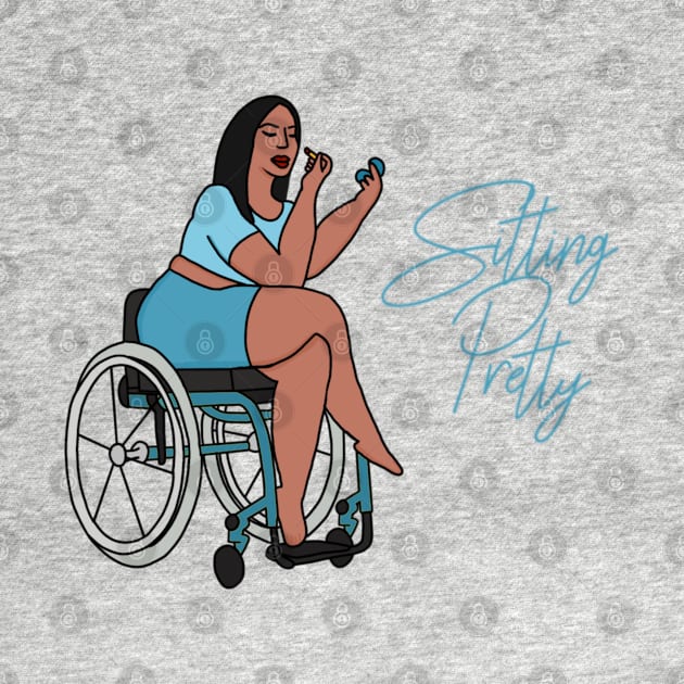 Sitting Pretty in Blue 2 by Dissent Clothing